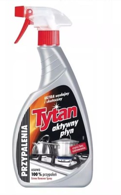 Tytan, płyn do usuwania przypaleń, spray 500g