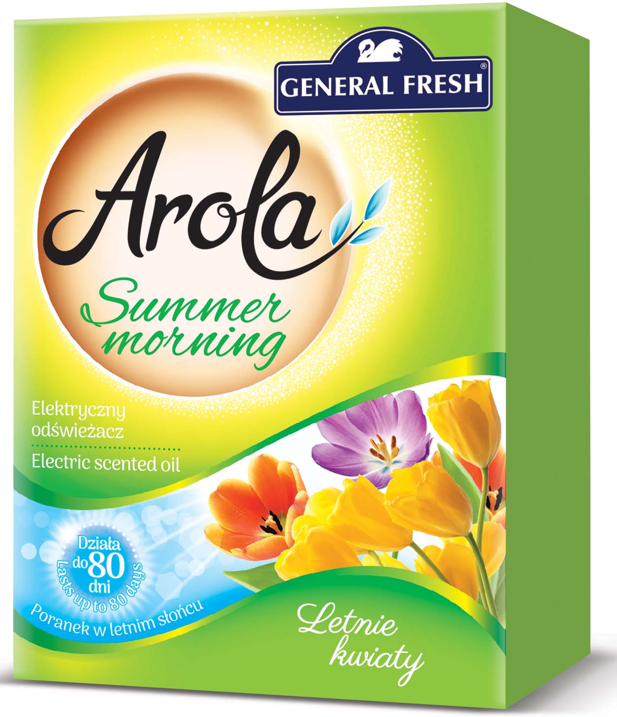 Arola, General Fresh Electric, Summer Morning Letnie Kwiaty, elektryczny odświeżacz powietrza, zapas