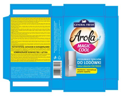 Arola, General Fresh Magic Cool, pochłaniacz zapachów do lodówki