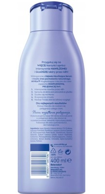 Nivea Body, wygładzające mleczko do ciała, 400ml