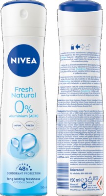 Nivea Fresh Natural, dezodorant w sprayu, 150ml