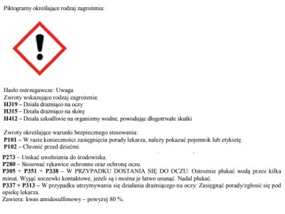 Oro, 4201, środek do szybkiego odwapniania urządzeń kuchennych, 2x15g