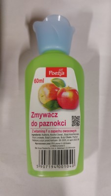 Poezja Witamina F i Ekstrakt Owocowy, zmywacz do paznokci, 60ml