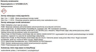 VC 243 Grillpol, skoncentrowany środek o bardzo silnym działaniu do usuwania tłustych, spieczonych zabrudzeń z różnego rodzaju powierzchni, 1l