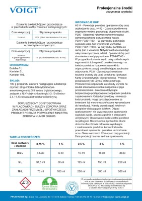 VC 420 Dezopol, skoncentrowany preparat dezynfekcyjno-myjący przeznaczony do mycia podłóg ścian i sprzętów 1l