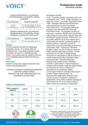 VC 410 Dezopol-Med, skoncentrowany preparat dezynfekcyjno-myjący o działaniu grzybobójczym i bakteriobójczym, 1l