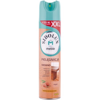 Sidolux M Migdał, środek do czyszczenia mebli drewnianych, spray 350ml