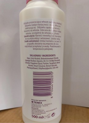 Hegron Creme Spoeling, odżywka do włosów suchych i zniszczonych do spłukiwania, 500ml