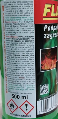 Flamit Bio, podpałka zagęszczona, 500ml