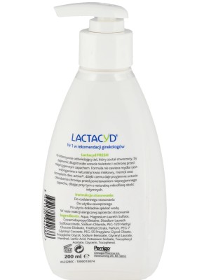 Lactacyd Fresh, żel do higieny intymnej, 200ml