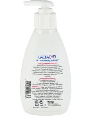 Lactacyd Sensitive, Emulsja do higieny intymnej, 200ml