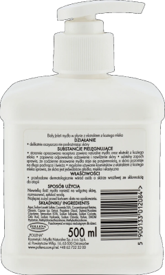 Biały Jeleń Hipoalergiczny, Premium, Kozie Mleko, mydło w płynie, 500ml