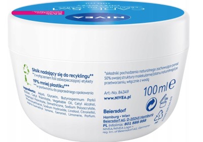 Nivea Care, Lekki krem odżywczy, 100ml