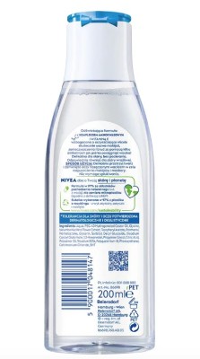 Nivea, Pielęgnujący płyn micelarny, skóra sucha, 200ml