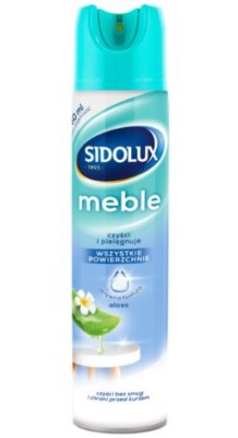 Sidolux M Aloes, środek przeciw kurzowi do czyszczenia mebli, spray 350ml