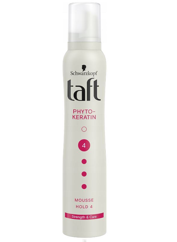 Taft Keratin Ultra Strong, Supermocna pianka do włosów, 200 ml