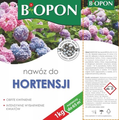 Biopon, nawóz granulowany do hortensji, 1kg