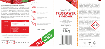 Biopon, nawóz granulowany do truskawek, 1kg