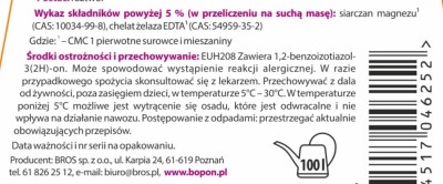 Biopon, nawóz w płynie do roślin zielonych przeciw chlorozie, 500ml