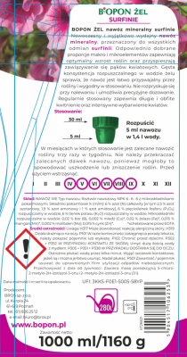 Biopon, żelowy nawóz mineralny do surfinii, 1l