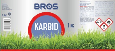 Bros karbid granulowany odstraszający krety 1kg