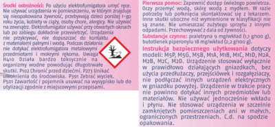 Bros Elektro Dla Dzieci urządzenie elektryczne przeciw komarom + 10 wkładów