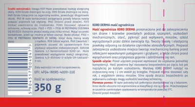 Bros Koro Derma maść ogrodnicza zabezpieczająca do drzew i krzewów 350g