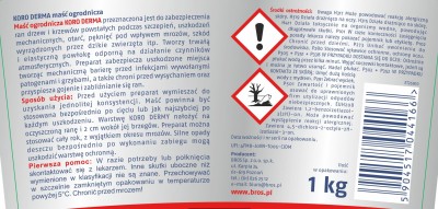 Bros Koro Derma maść ogrodnicza zabezpieczająca do drzew i krzewów 1kg