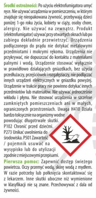 Bros Zielona Moc wkładki zapasowe do urządzenia elektrycznego przeciw komarom nasączone naturalnymi składnikami 20 sztuk