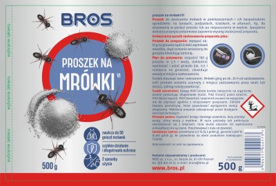 Bros proszek do zwalczania mrówek 500g