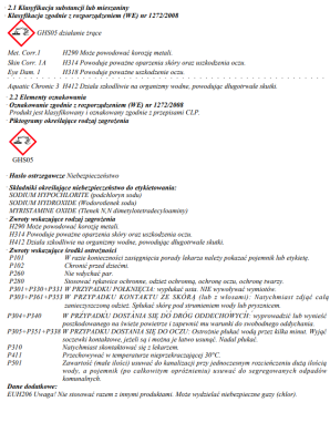 Kret Activ , żel do czyszczenia toalety 750g