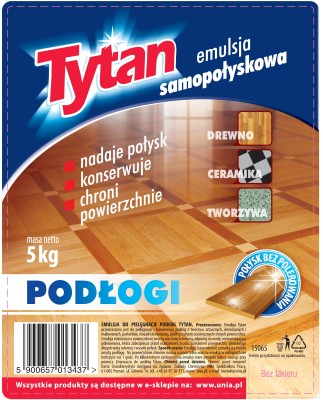 Tytan, emulsja samopołyskowa do podłóg PCV, 5 kg