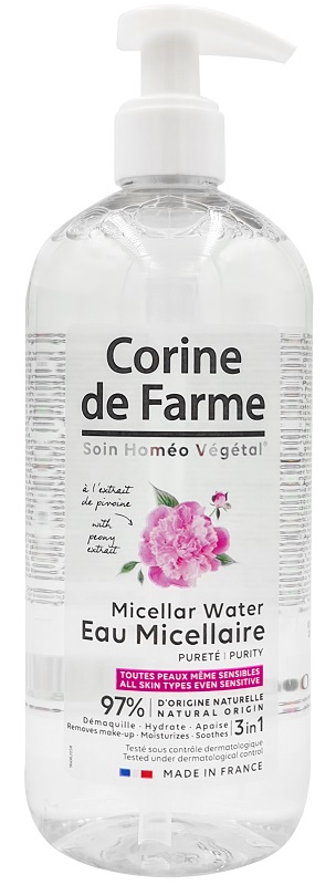 Corine de Farme, płyn micelarny do demakijażu twarzy, 500ml
