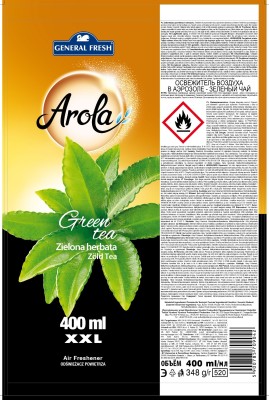 Arola, General Fresh, Zielona Herbata, odświeżacz powietrza, aerozol, 400ml