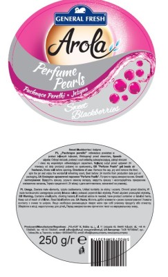 Arola General Fresh, Blackberries, perełki pachnące, 250g