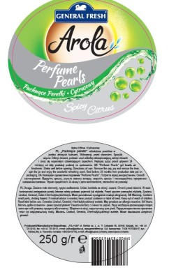 Arola General Fresh, Spicy citrus, perełki pachnące, 250g