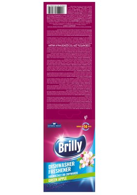 Brilly General Fresh, Zielone Jabłuszko, odświeżacz do zmywarki, 1 sztuka