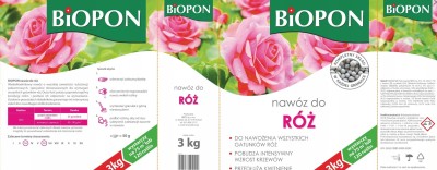 Biopon, nawóz granulowany do róż, 3kg