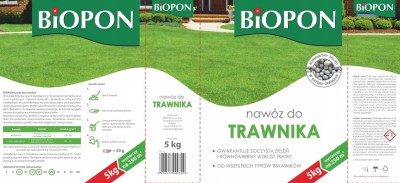 Biopon, nawóz granulowany do trawnika, 5kg