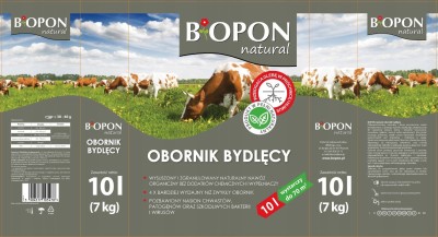 Biopon Natural, Bydlęcy obornik granulowany,  10l