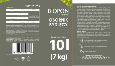 Biopon Natural, Bydlęcy obornik granulowany,  10l