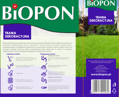 Biopon, trawa dekoracyjna, 1kg