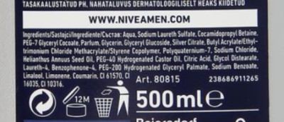 Nivea Men, Silver Protect, żel pod prysznic dla mężczyzn, 500ml