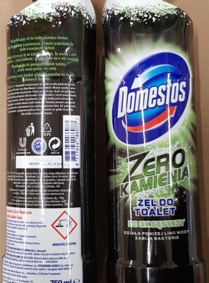 Domestos, Zero Kamienia Lime, żel do toalet, 750ml