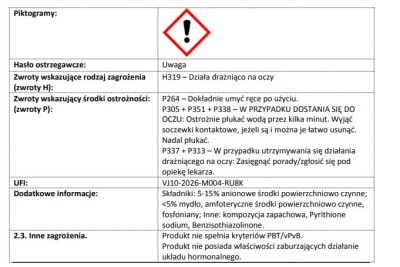 Biały Jeleń, płyn do prania tkanin delikatnych, 1000ml