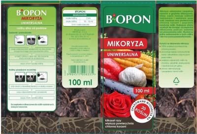 Bros, Biopon, Mikoryza uniwersalna, 100ml