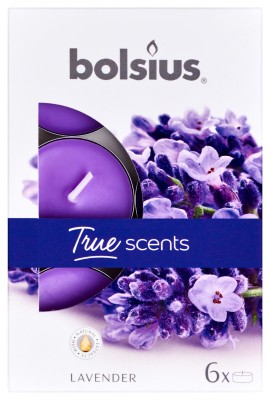 Bolsius True Scents, Lawenda, podgrzewacz 6szt,  4 godziny