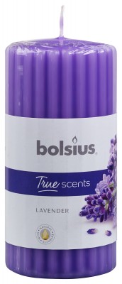 Bolsius True Scents, Lawenda, świeca pieńkowa zapachowa 120/58mm