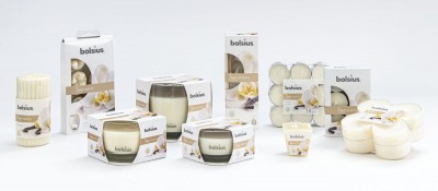 Bolsius True Scents, Wanilia, świeca pieńkowa zapachowa 120/58mm