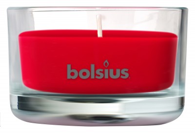 Bolsius True Scents, Granat, świeca w szkle 50/80mm